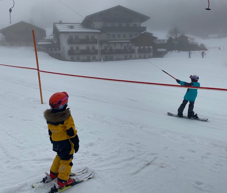 Barn på ski - Widmoos - Wagrain - Pelle Hvenegaard
